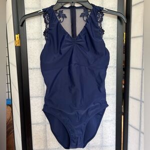 BalletRosa navy blue leotard